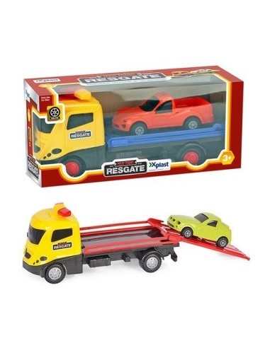 Camion Rescate C/auto X-plast 2062 Lio01