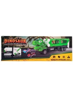 Camion Dinosaurio C/lanzador Extensible C/6 Autitos En Caja 95748 And01