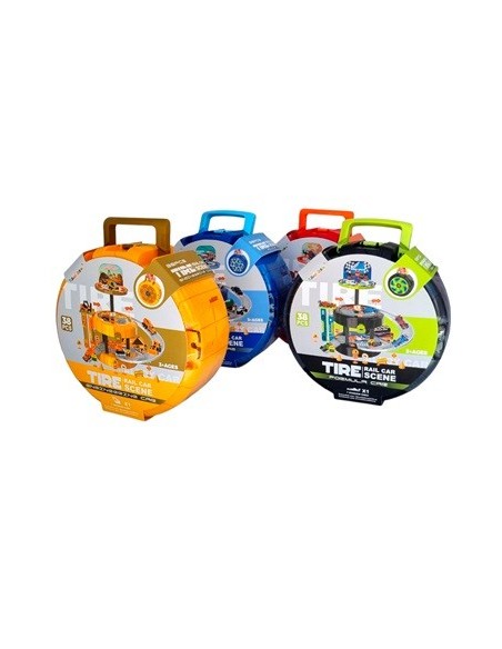 Valija Rueda 38 Pzas Emergencia/bomberos/carrera/constructor Ju0044 Ju0045 Ju0046 Ju0047 Pri02