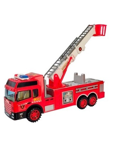 Camion Bomberos En Burbuja A Friccion Fd108822