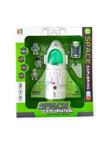 Nave Espacial Luz Y Sonido C/accesorios Caja 50308 Amc01