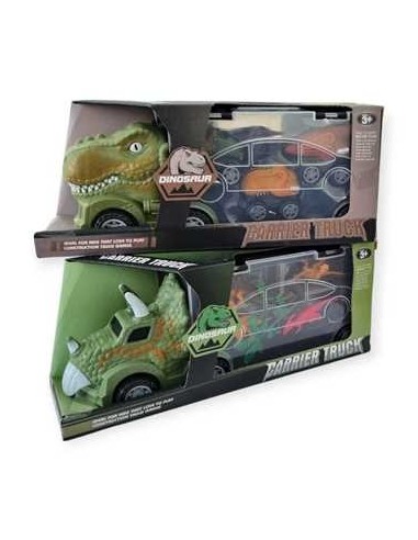 Camion Dinosaurio Transporte Autos Friccion 52661 Amc01