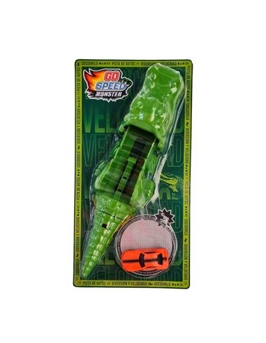 Lanzador De Autos Cocodrilo/dinosaurio 74871 54800 Seb01