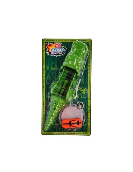 Lanzador De Autos Cocodrilo/dinosaurio 74871 54800 Seb01