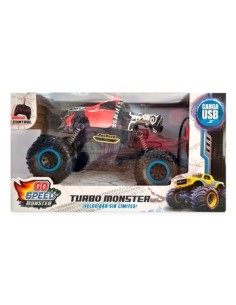 Camioneta Turbo Monster C/suspension Radio Control 4 Funciones Go Speed 74257 54442 Seb01