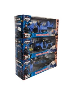 Super Set De Policia Patrulla En Accion + Vehiculos 55549 55550 55551 Seb01