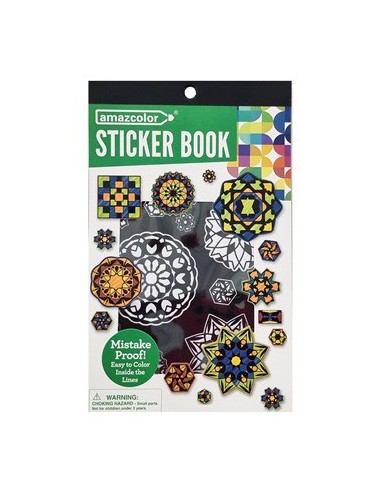 Stickers X75 Mandalas Felpa P/pintar 26815 Col01