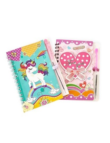 Libreta Fantasia C/boligrafo 600108-600119-519808-519813 Pen01