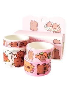 Cinta X 4 Unid Caja Capybara 27818 Col01