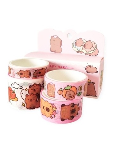 Cinta X 4 Unid Caja Capybara 27818 Col01