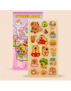 Album De Stickers X6 Hojas Capybara 42241 Sf01