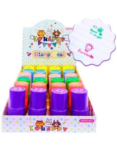 Sello Cuad/red. P/maestra Pastel C/frases 22740/25495 Col01