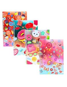 Cuaderno 15x21 C/esp. Tapa Metalizada Fantasia 600105 771 Pen01 26749/26750/27167/27168/302 Col01 (f)