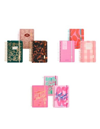 Agenda 2026 12x17 C/esp. 2 Dias X Pag. Cute Pastel Boho Inspire Pink 201976 201975 201981 2019978 Fw