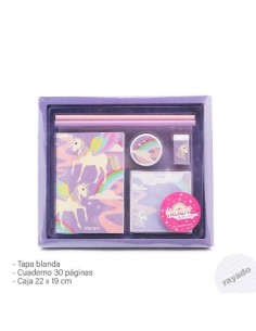 Set Libreta + Anotador C/accesorios Caja 15118 Trendy Tar02