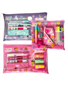 Set Escolar Fantasia 33x23cm En Sobrec/cierre Y Accesorios Tutti Frutti/ Candy & Magic 300004/300001

 Kir01