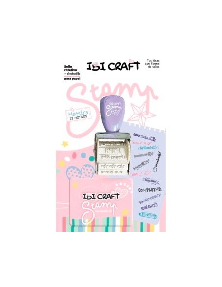 Sello Maestra C/almohadilla Ibi Craft Blister 841603 Ibi01