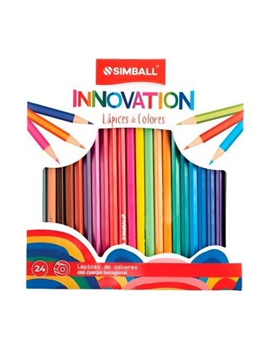 Lapices Color X 24 Largos Innovation Simball 0215029924 Spp01 (b12)