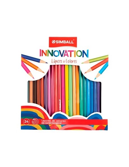 Lapices Color X 24 Largos Innovation Simball 0215029924 Spp01 (b12)