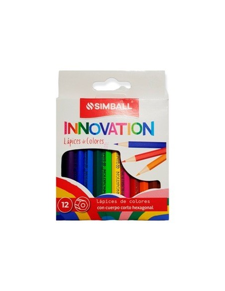 Lapices Color X 12 Corto Innovation Simball 0215019912 Spp01 (b12)