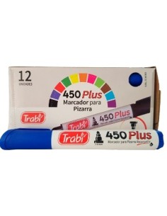 Marcador P/pizarra 450 Azul 9522 Trabi (b12)