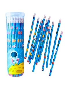 Lapiz Negro Fantasia C/sin Goma Astronauta- Dino-unicornio-surt. 26343 532004 23120-23121 Ibi01 Col01 (b36)