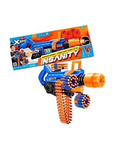 Ametralladora X-shot Insanity Smoking Barrel 7664 Ims02