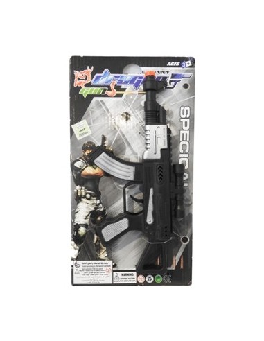 Ametralladora 43x50x17 Metralleta En Blister Chica 001-19 650-0081 Fay02 (b96-p48)