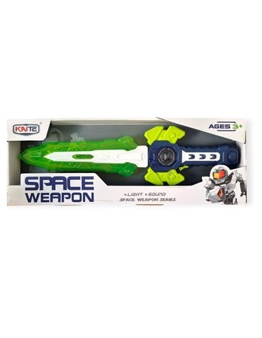 Espada 47cm Espacial C/luz Y Sonido En Caja Hm961805 Pen01