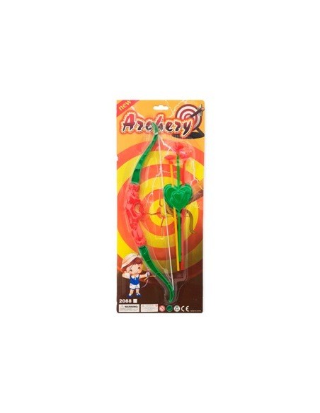 Arco 33cm C/3 Flechas Con Corazon En Blister 50885 Seb01
