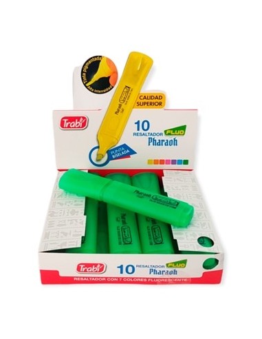 Resaltador Chato Verde 5777/1 Trabi (b10)