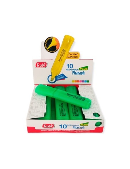 Resaltador Chato Verde 5777/1 Trabi (b10)