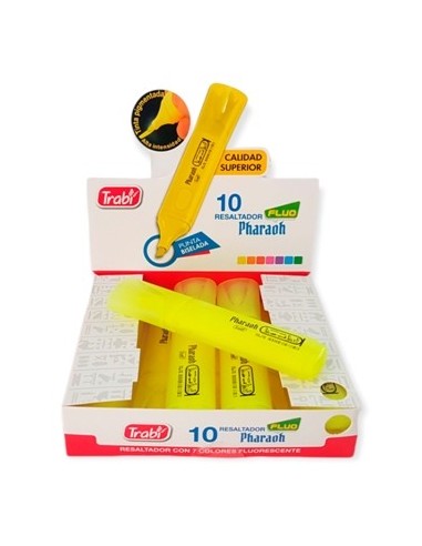 Resaltador Chato Amarillo Tr5777 Trabi (b10)