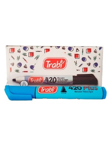 Marcador Al Agua P/redonda 420 Celeste Tr1530 Trabi (b12)