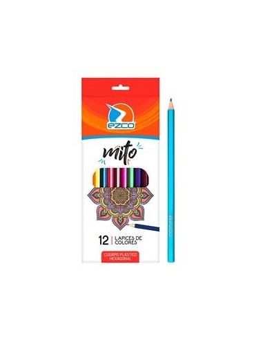 Lapices Color X 12 Largo Mito 172201 Sk01