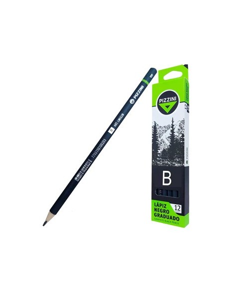 Lapiz Negro Graduado B Tr75794 Trabi Lmlgbx12 Pz01  (b12)