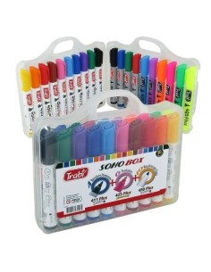 Marcador P/red X 20 Surt. En Valija Soho Box 7416 Trabi (10/1)