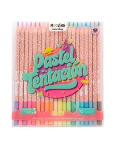 Lapices Color X 20 Unid Pastel Tentacion 3011120 Moo01