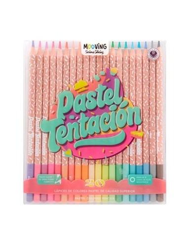 Lapices Color X 20 Unid Pastel Tentacion 3011120 Moo01