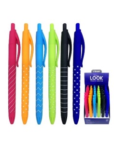 Boligrafo Azul Retractil Vision Fashion/oil Gel  515224 515225-515226-515228-515244 Pen01 (b36(