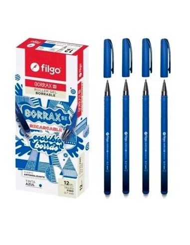 Boligrafo Borrable Azul Borrax Go Jum Susnser Brxse7-c12-003sun Brxse7-c12-003go Brxse7-c12-003jmp Fil01 Filgo