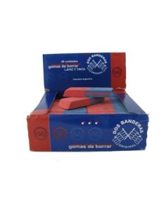 Goma Borrar Lapiz/tinta Azul Dos Banderas 214/1213115 Aud02 (b40)