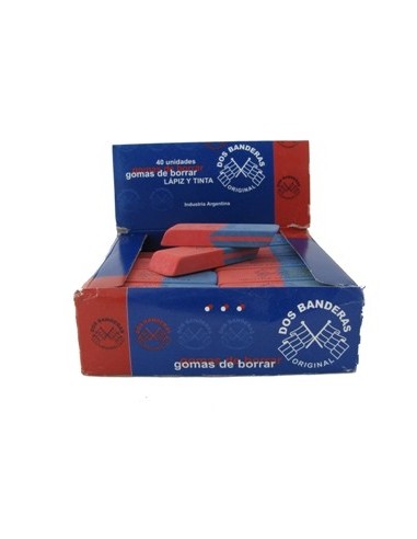 Goma Borrar Lapiz/tinta Azul Dos Banderas 214/1213115 Aud02 (b40)