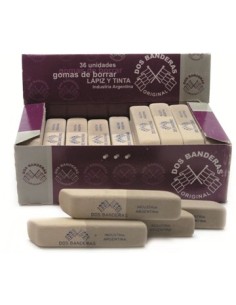 Goma Borrar Lapiz/tinta Gris Dos Banderas 211/1213110 Aud02 (b36)