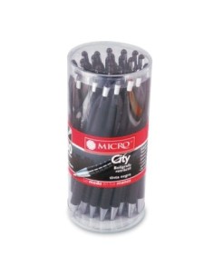 Boligrafo Retractil Negro Micro City 0104020201 0203050201 Spp01 (b300/30)