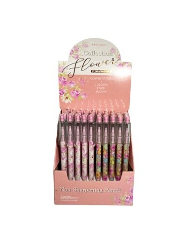 Boligrafo Azul Flowers 120522 Col01