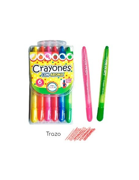 Crayones Rect X6 C-aroma Colours 17730 Col01