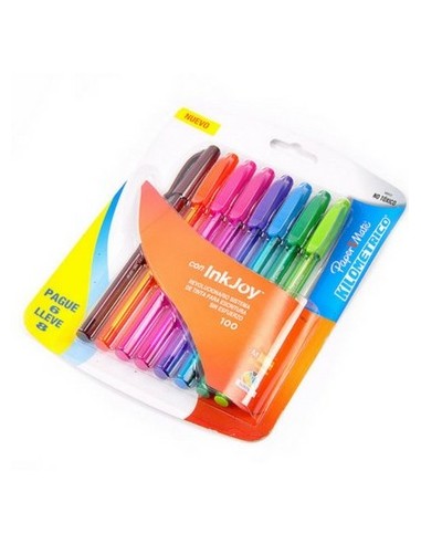 Boligrafo Paper Mate X8 Color Surt Inkjoy 100 La3853 New02 (b36)