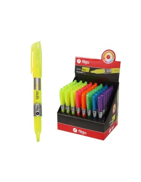 Resaltador Fino P/bis. Amarillo Filgo Slf-c12-205 Fil01 (b12)