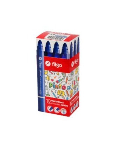 Marcador P/red. Filgo Azul Jumbo Cmj-c12-003 Fil01 (b12)